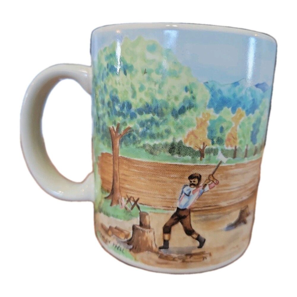 Advantage Collection Otagiri Coffee Mug - Kurt Kress Signed - Frontier Scene